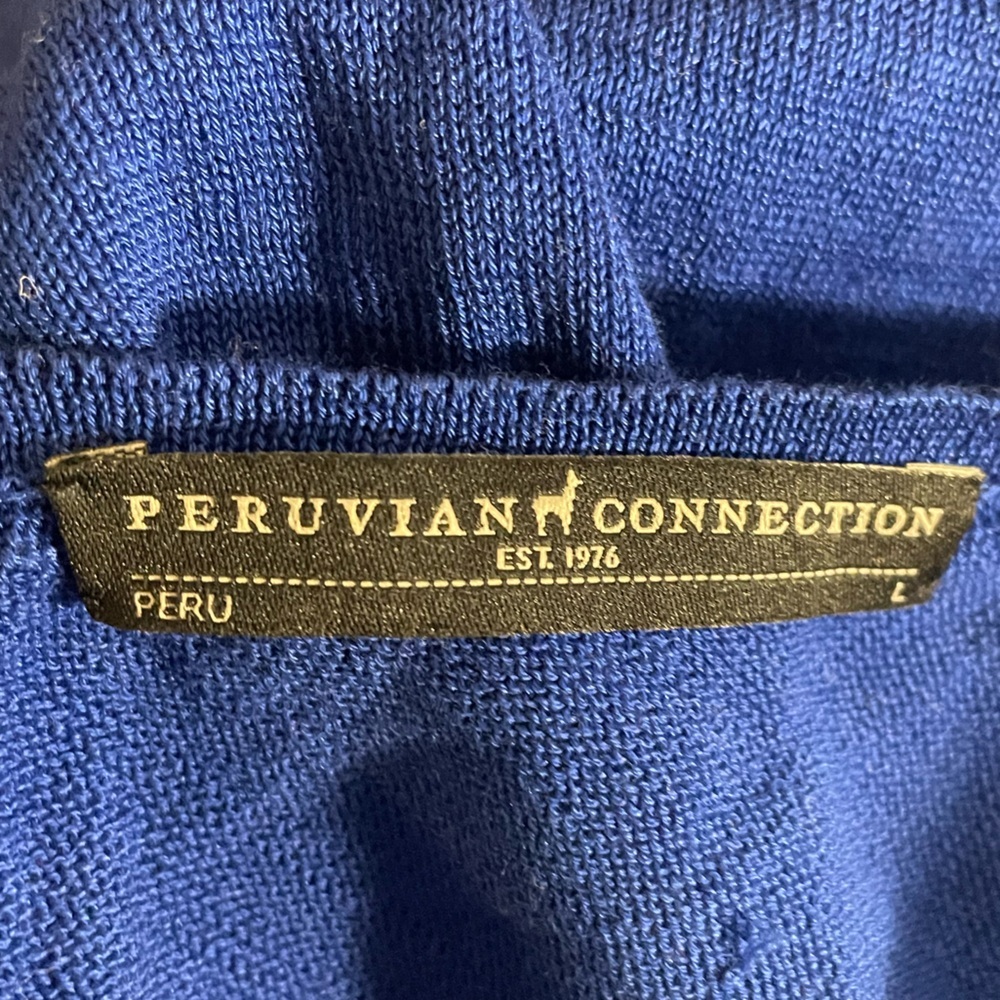 65. Peruvian Connection Colette Top, Size L, EUC - Picture 3 of 4